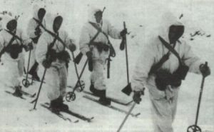 Detasament de schiori pe frontul de est